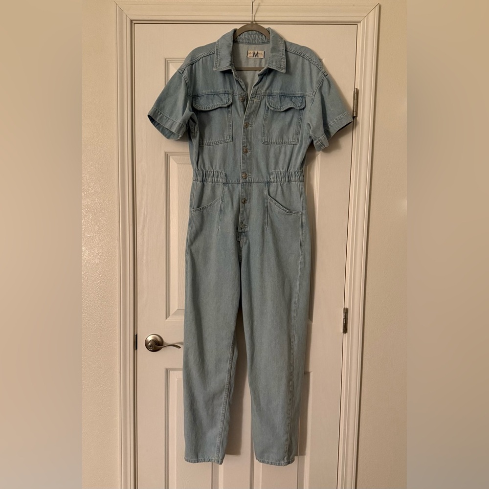 Free People Marci Jumpsuit - Denim Medium